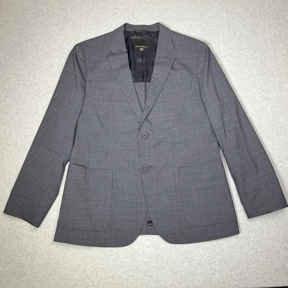 Banana Republic Core Temp Half Lined Performance Sport Coat Blazer Men's 44 R